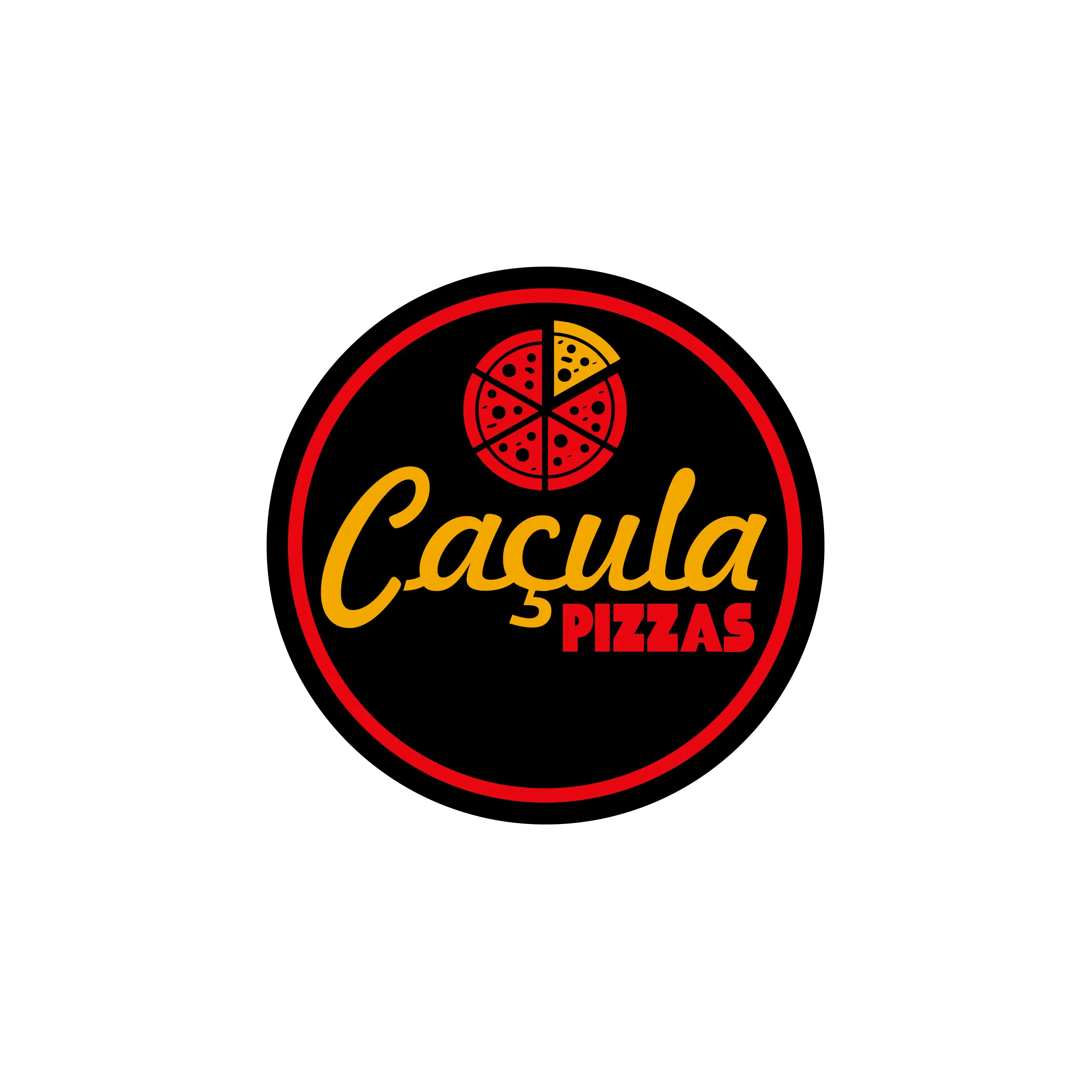 Logo Caçula Pizzas